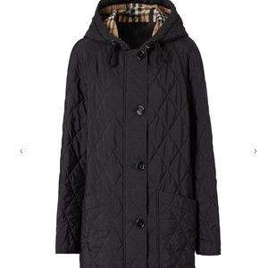 Burberry "Roxwell" Quilted Black Jacket/Coat XLNew